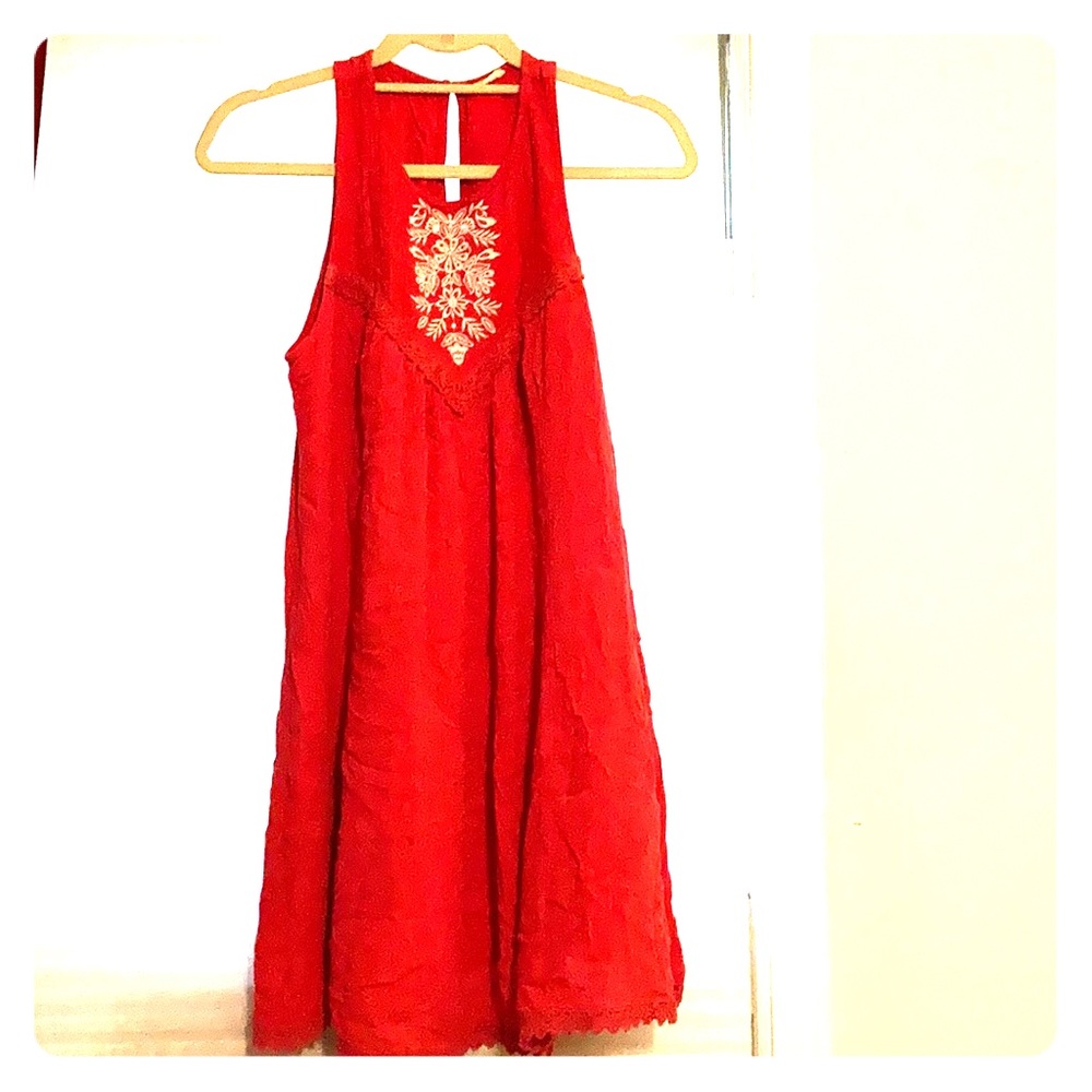 A line summer dress